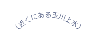 近くにある玉川上水